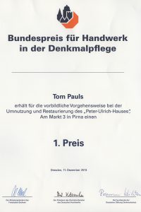1. Preis für Tom Pauls!